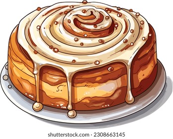 Vector Cakes and Sweets,Cartoon Cake, illustration