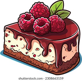 Vektor Cakes und Süßigkeiten, Cartoon Cake, Illustration