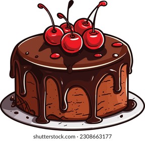 Vector Cakes and Sweets,Cartoon Cake, illustration