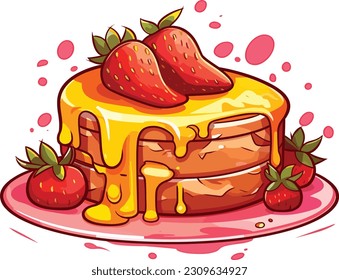 Vector Cakes and Sweets,Cartoon Cake, illustration