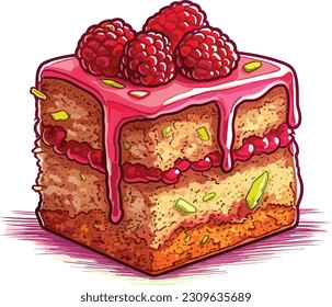 Vector Cakes and Sweets,Cartoon Cake, illustration