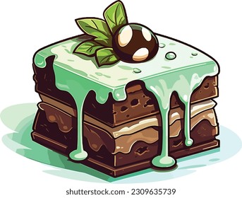 Vector Cakes and Sweets,Cartoon Cake, illustration