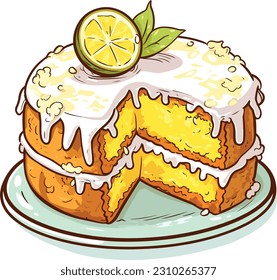 Vector Cakes and Sweets,Cartoon Cake, illustration