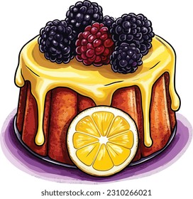 Vector Cakes and Sweets,Cartoon Cake, illustration