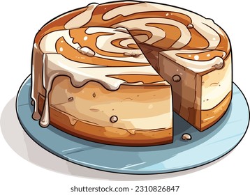 Vector Cakes and Sweets,Cartoon Cake, illustration