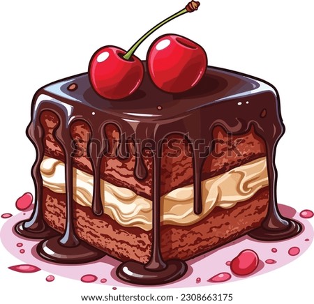 Vector Cakes and Sweets,Cartoon Cake, illustration