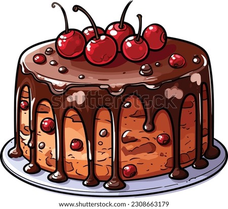 Vector Cakes and Sweets,Cartoon Cake, illustration