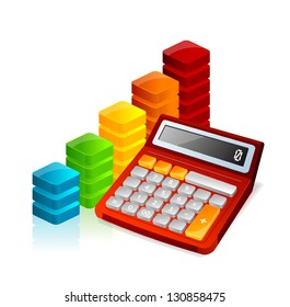 Vector calculator and graph
