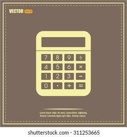 vector calculator icon 