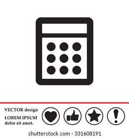 vector calculator icon