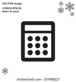 vector calculator icon