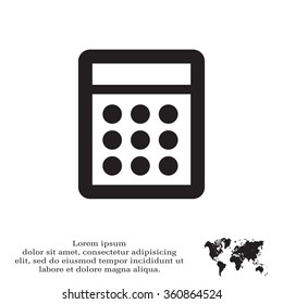 vector calculator icon