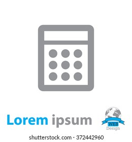 vector calculator icon