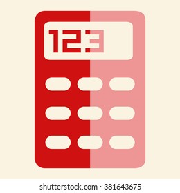 vector calculator icon vector calculator icon 