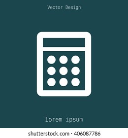 vector calculator icon