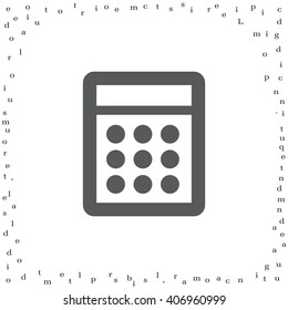 vector calculator icon
