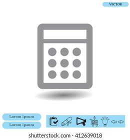 vector calculator icon