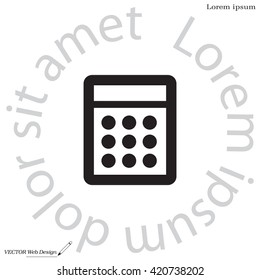 vector calculator icon