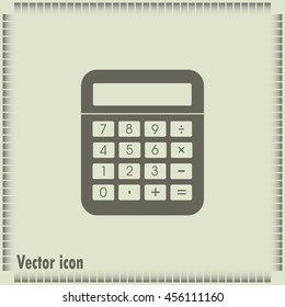 vector calculator icon 