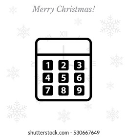 vector calculator icon
