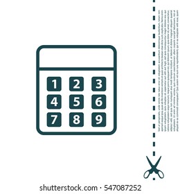 vector calculator icon