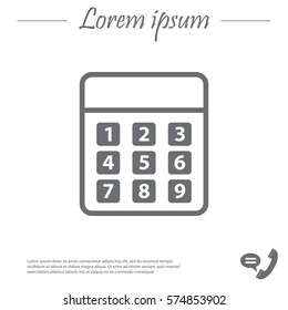vector calculator icon