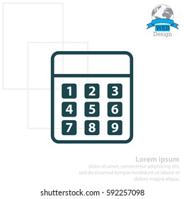 vector calculator icon