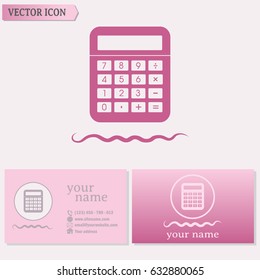 vector calculator icon 
