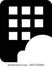 Vektorgrafik-Rechner-Symbol auf weißem Hintergrund. EPS 10 Rechner-Symbol.
