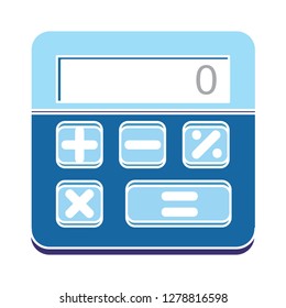 vector calculator icon-math vector-accounting symbol-finance illustration-keyboard sign