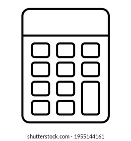 Diseño de iconos de esquema de cálculo de vectores
