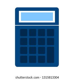 vector Calculator symbol - mathematics illustration sign isolated, Calculator icon