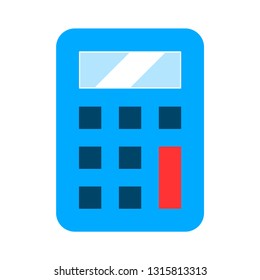 vector Calculator symbol - mathematics illustration sign isolated, Calculator icon