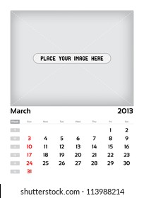 Vector calendar 2013