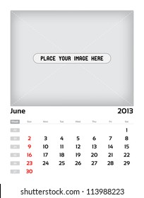 Vector calendar 2013