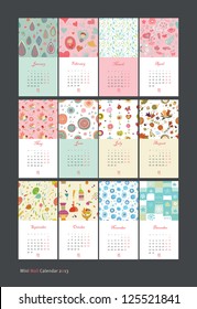 vector calendar 2013 season