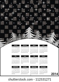 VECTOR - Calendar 2014