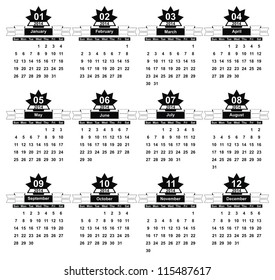 VECTOR - Calendar 2014