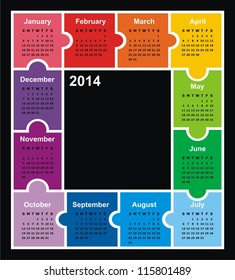 VECTOR - Calendar 2014