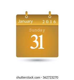 Vector calendar