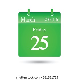 Vector calendar
