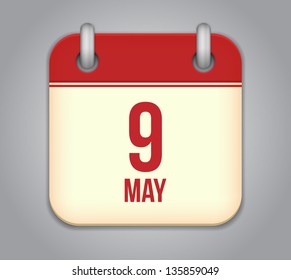 Vector calendar app icon