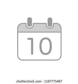 vector calendar day icon, day symbol, event icon