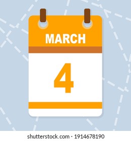 marcha de días de calendario vectorial