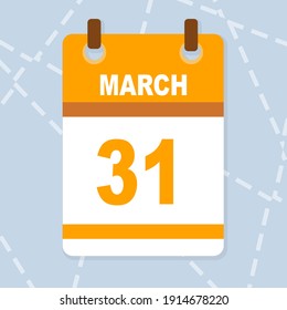 marcha de días de calendario vectorial