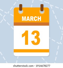 marcha de días de calendario vectorial
