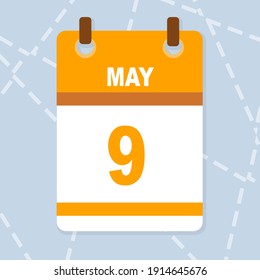 vector calendar days month may