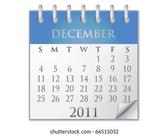 December 2011 Calendar Images Stock Photos Vectors Shutterstock