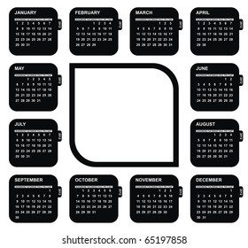 VECTOR - Calendar Design 2012
