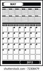 VEKTOR - Kalenderdesign 2012 - Mai